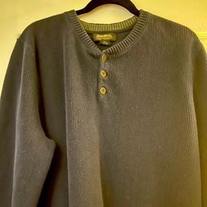 XXL Tall Dark Blue Long Sleeve Eddie Bauer Sweater